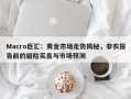 Macro巨汇：黄金市场走势揭秘，非农报告前的避险买盘与市场预测