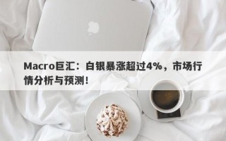 Macro巨汇：白银暴涨超过4%，市场行情分析与预测！