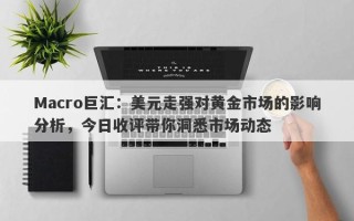 Macro巨汇：美元走强对黄金市场的影响分析，今日收评带你洞悉市场动态