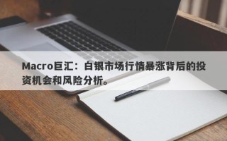 Macro巨汇：白银市场行情暴涨背后的投资机会和风险分析。