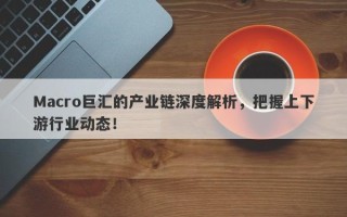 Macro巨汇的产业链深度解析，把握上下游行业动态！