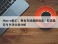Macro巨汇：黄金市场最新动态，投资趋势与市场供需分析