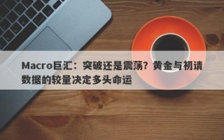 Macro巨汇：突破还是震荡？黄金与初请数据的较量决定多头命运