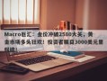 Macro巨汇：金价冲破2580大关，黄金市场多头狂欢！投资者瞩目3000美元里程碑！