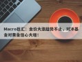 Macro巨汇：金价大涨趋势不止，对冲基金对黄金信心大增！