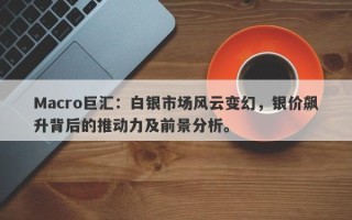 Macro巨汇：白银市场风云变幻，银价飙升背后的推动力及前景分析。