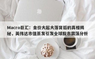 Macro巨汇：金价大起大落背后的真相揭秘，英伟达市值蒸发引发全球股市震荡分析