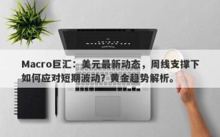 Macro巨汇：美元最新动态，周线支撑下如何应对短期波动？黄金趋势解析。