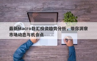 最新Macro巨汇投资趋势分析，带你洞察市场动态与机会点