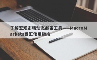 了解宏观市场动态必备工具——MacroMarkets巨汇使用指南