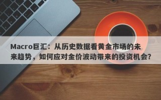 Macro巨汇：从历史数据看黄金市场的未来趋势，如何应对金价波动带来的投资机会？