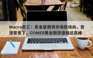 Macro巨汇：贵金属期货市场新动向，普涨背景下，COMEX黄金期货涨幅达高峰