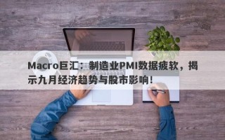 Macro巨汇：制造业PMI数据疲软，揭示九月经济趋势与股市影响！