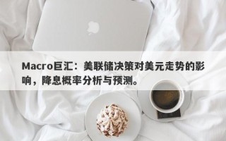 Macro巨汇：美联储决策对美元走势的影响，降息概率分析与预测。