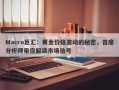 Macro巨汇：黄金价格波动的秘密，首席分析师带你解读市场信号