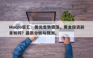 Macro巨汇：美元走势震荡，黄金投资前景如何？最新分析与预测。