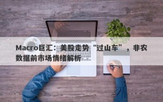 Macro巨汇：美股走势“过山车”，非农数据前市场情绪解析