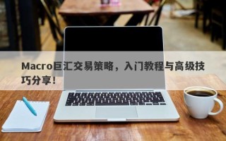 Macro巨汇交易策略，入门教程与高级技巧分享！
