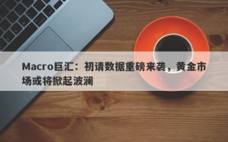 Macro巨汇：初请数据重磅来袭，黄金市场或将掀起波澜