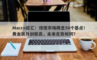 Macro巨汇：惊现市场降息50个基点！黄金飙升创新高，未来走势如何？