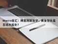 Macro巨汇：降息预期落空，黄金空头是否将大反扑？