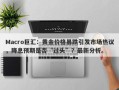 Macro巨汇：黄金价格暴跌引发市场热议，降息预期是否“过头”？最新分析。