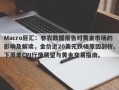Macro巨汇：非农数据报告对黄金市场的影响及解读，金价近20美元跌幅原因剖析。下周美CPI行情展望与黄金交易指南。