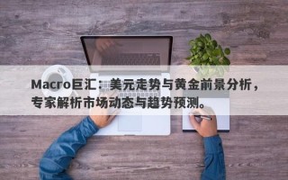 Macro巨汇：美元走势与黄金前景分析，专家解析市场动态与趋势预测。
