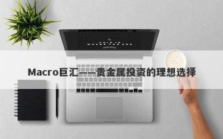 Macro巨汇——贵金属投资的理想选择