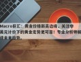 Macro巨汇：黄金价格新高边缘，关注非美元计价下的黄金走势更可靠！专业分析师解读未来趋势。