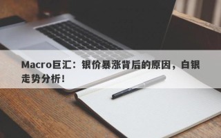 Macro巨汇：银价暴涨背后的原因，白银走势分析！