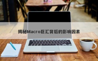 揭秘Macro巨汇背后的影响因素