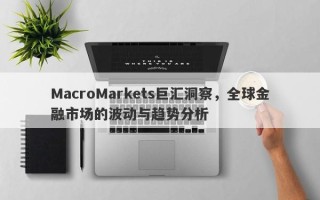 MacroMarkets巨汇洞察，全球金融市场的波动与趋势分析