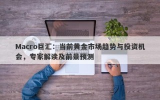 Macro巨汇：当前黄金市场趋势与投资机会，专家解读及前景预测