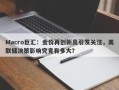 Macro巨汇：金价再创新高引发关注，美联储决策影响究竟有多大？
