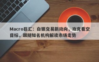 Macro巨汇：白银交易新动向，攻克看空目标，跟随知名机构解读市场走势