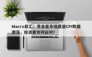 Macro巨汇：贵金属市场遭遇CPI数据震荡，投资者如何应对？
