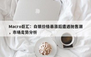 Macro巨汇：白银价格暴涨后遭遇抛售潮，市场走势分析