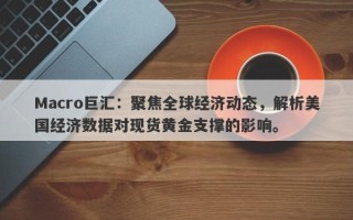 Macro巨汇：聚焦全球经济动态，解析美国经济数据对现货黄金支撑的影响。