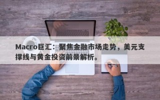 Macro巨汇：聚焦金融市场走势，美元支撑线与黄金投资前景解析。