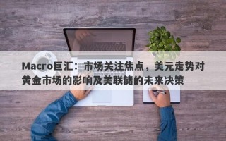 Macro巨汇：市场关注焦点，美元走势对黄金市场的影响及美联储的未来决策