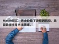 Macro巨汇：黄金价格下滑原因揭晓，美国数据主导市场情绪。