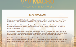 MACRO全球领先的流动性经纪商
