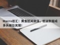 Macro巨汇：黄金区间震荡，初请数据成多头破位关键！