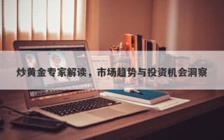 炒黄金专家解读，市场趋势与投资机会洞察