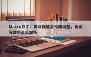 Macro巨汇：美联储加息预期调整，黄金突破新高度解析