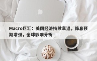 Macro巨汇：美国经济持续衰退，降息预期增强，全球影响分析