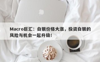 Macro巨汇：白银价格大涨，投资白银的风险与机会一起升级！