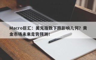 Macro巨汇：美元指数下跌影响几何？黄金市场未来走势预测！