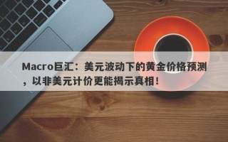 Macro巨汇：美元波动下的黄金价格预测，以非美元计价更能揭示真相！